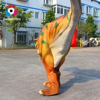 T-Rex personnalisé animatronique marche dinosaure Costume caoutchouc de silicone pour enfants et adultes pour intérieur Cosplay et parcs d'attractions