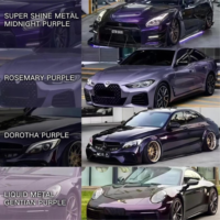 Película de Lujo para Automóviles al por Mayor de Fábrica, PET que Cambia de Color, Autoregenerable, 99% Protección UV, 90% Rechazo IR, Anti-Rayones, Película Completa