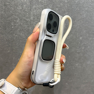 Custodia magnetica per telefono in Silicone trasparente con supporto per lenti da polso <span class=keywords><strong>Cover</strong></span> antiurto per <span class=keywords><strong>iPhone</strong></span> 16 15 14 13 12 <span class=keywords><strong>11</strong></span> Pro Max - Product Image 6