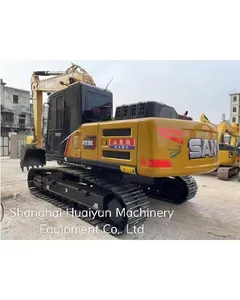 21 Ton Crawler Used Excavators High Quality Excavadora Sany SY215C Second Hand Digger