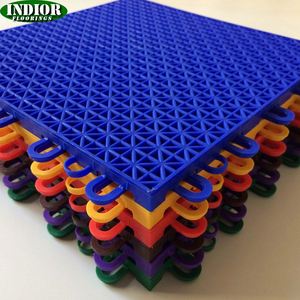 Mejor venta <span class=keywords><strong>en</strong></span> material 2019 PP enclavamiento <span class=keywords><strong>en</strong></span> línea hockey sobre piso azulejos Alemania - Product Image 4