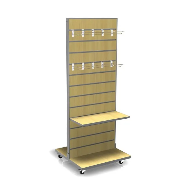 Redman Factory Supply Proper Price Custom Wholesale Display Clothing Racks with wheels For Store