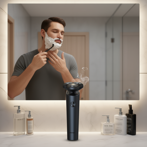 Afeitadora Eléctrica Pritech de 173 mm con Cabezal de Doble Anillo para un Afeitado Seguro, Recortadora de Barba para Hombre - Product Image 3