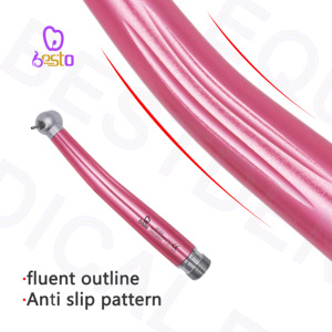 Màu hồng tốc độ cao tay khoan mô-men xoắn đầu thép không gỉ tuabin không khí công cụ đánh bóng nha khoa thiết bị - Product Image 4