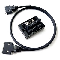 Câble de transmission de données flexible pour servomoteur, interface X4, MR-J3CN1, bloc terminal SCSI50 20P
