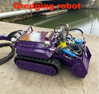 Robot de dragage télécommandé pour le nettoyage des canalisations d'égout urbaines