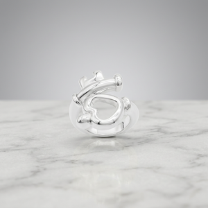 Women's Romantic Heart <b>Key</b> <b>Ring</b>-925 <b>Silver</b> Vault - Product Image 3