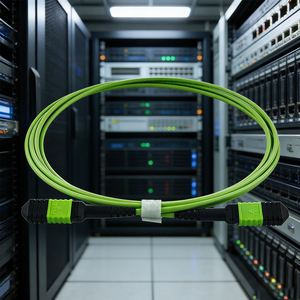 MTP MPO OM5 20m 定制低损耗主干光缆，用于人工智能网络集成 40G 100G 400G - Product Image 3