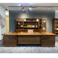 Nouveau bureau de direction de style chinois ensemble de bureau bureau de président de luxe minimaliste moderne pour le bureau