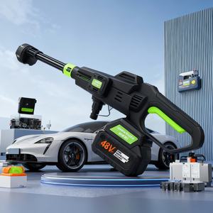 Nettoyeur de voiture portable sans fil, pistolet à eau, nettoyeur haute pression électrique, puissant, pour le lavage de voiture - Product Image 1