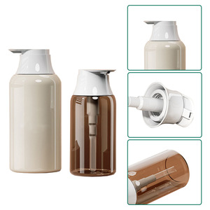 Saç kremi için özelleştirilebilir baskı boş 300Ml 500Ml yuvarlak losyon pompa şişesi plastik şampuan şişesi - Product Image 6