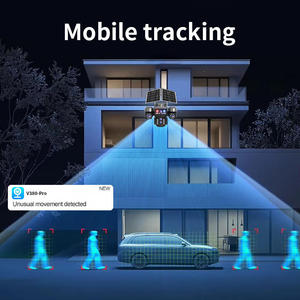 กล้องวงจรปิดรักษาความปลอดภัยกลางแจ้งแบบใหม่ 4 เลนส์ ทริปเปิ้ล PTZ 6MP ซูมออปติคอล 10 เท่า แผงโซลาร์คู่ รุ่น V380 Pro สำหรับฟาร์มและสวน - Product Image 3