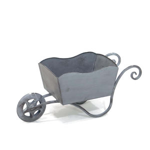 Chariot à main de style américain en fer forgé MR Custom, petit pot de fleurs, chariot à plantes, support de jardin, roues, décoration extérieure - Product Image 4