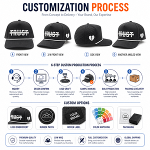 Golf Cap 5 Panel Laser Cut Perforated 3D Embroidered Logo High Quality Polyester Sports Performance Quick Dry Unisex - Product Image 2