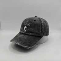 Gorra de Béisbol de Algodón Lavado de 6 Paneles, sin Estructura, con Bordado Personalizado al por Mayor, Estilo Vintage para Regalos Corporativos y Equipos