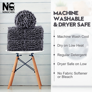 Toalla Absorbente Ultra Gruesa de Chenilla para Mascotas, para Uso Post-Baño y Limpieza Diaria, Lavable a Máquina, Conveniente y Sin Preocupaciones - Product Image 5
