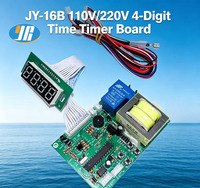 JY - 16B 110V 220V Carte de contrôle numérique à 4 chiffres avec faisceau de câblage complet pour machine de jeu d'arcade à monnayeur