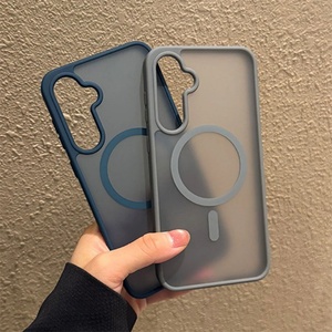 เคสโทรศัพท์ใสแบบแข็งด้าน โปร่งแสง แม่เหล็ก สำหรับ Samsung Galaxy S25 S24 S23 A17 A15 A16 A25 A35 A55 A36 A5 4G 5G - Product Image 4