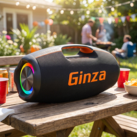 Speaker Nirkabel Outdoor Tahan Air IPX4 130W Grosir Pabrik dengan Baterai 4000mAh untuk Komputer dan Pesta Luar Ruangan