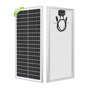 Miglior prezzo di fabbrica di energia 100 w pannello solare 120W 100 W 18V pannello solare in silicio monocristallino celle modulo solare 100 watt per la casa