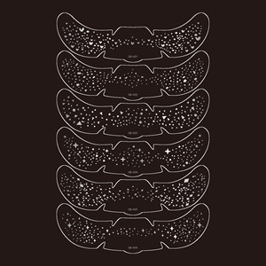 Glitter Freckles Face <b>Tattoo</b> Sticker Gold Silver Water Transfer Makeup Patch for Party Stage - Product Image 4