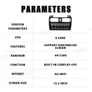 Autoradio 12,3 pouces pour Toyota 4 Runner 2009 2010 2011 2012-2019 Android 10 Récepteur stéréo de voiture Lecteur multimédia GPS Carplay - Product Image 6