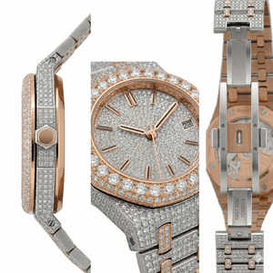 Luxury Mechanical Moissanite <b>Watch</b> Diamond Tester Iced Stainless Steel Bezel Rapper Vvs Diamond Men Sapphire Crystal Butterfly - Product Image 2