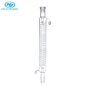 HAIJU LAB เครื่องแก้ว Boro 3.3คอนเดนเซอร์แก้วพร้อมฟิวส์ลีบิ๊ก/Bulbed,อัลลิม/ โครเกรแฮมหลอดภายใน - Product Image 3