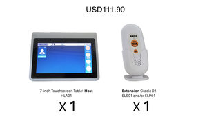 Tempat interkom nirkabel layar sentuh 433MHz jarak jauh 10km kualitas tinggi untuk Hotel restoran klinik rumah sakit - Product Image 5