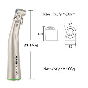 Equipo Dental para Roedores, Implante, Turbina de Baja Velocidad, Contraángulo <span class=keywords><strong>20</strong></span>:<span class=keywords><strong>1</strong></span> con Anillo Verde, Fibra Óptica, Botón de Presión, Cubierta para Cabezal - Product Image 3