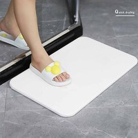 Tapis de bain en diatomite écologique, antibactérien, séchage rapide, antidérapant, super absorbant, tailles personnalisables