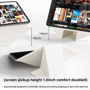 Étui magnétique pliable et stable à double clip magnétique pour tablette <span class=keywords><strong>iPad</strong></span> Air Mini 6 <span class=keywords><strong>7</strong></span> <span class=keywords><strong>Pro</strong></span> <span class=keywords><strong>10</strong></span> 11 12.9 13 pouces - Product Image 4