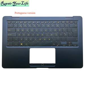 Teclado Retroiluminado para Portátil ASUS UX490UA 90NB0EI1-R30450 90NB0EI1-R30500, Color Azul Oscuro, Reposamanos y Carcasa Superior - Product Image 3