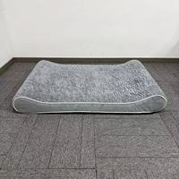 Lit orthopédique luxueux pour chien en mousse à mémoire de forme, grande taille XL, housse amovible lavable, soutien coussin, rectangle classique pour animaux âgés