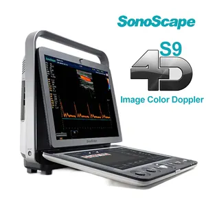 Sonosape-máquina de ultrasonido veterinario S9V, escáner de ultrasonido veterinario 4d, Doppler, máquina de ultrasonido animal a Color