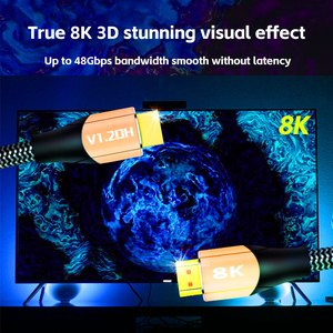 Câble <span class=keywords><strong>HDMI</strong></span> 2.1 haute vitesse 2M 8K mâle à mâle plaqué or câbles vidéo <span class=keywords><strong>HDMI</strong></span>-<span class=keywords><strong>HDMI</strong></span> - Product Image 6