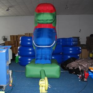 Maskot Kura-Kura Tiup Custom KeepFuns Cayman Airways - Karakter Kartun Tiup Raksasa untuk Promosi Merek - Product Image 5