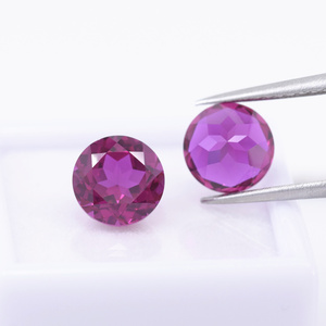 Bán buôn đá quý Vòng cắt nhiều màu Sapphire trồng lỏng đá quý phòng thí nghiệm tạo ra Sapphire - Product Image 4