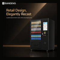 Máquina Expendedora BANDENG 6610Pro 22T con Elevador, para Combinar Mercancía Mixta en 54 SKU, Pantalla Táctil HD y Múltiples Métodos de Pago