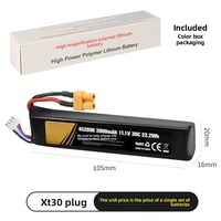 Batterie à État Solide 11.1v 2000mAh en Gros pour Jouet Pistolet à Eau Tactique Combinaison 3S1P Durée de Vie de la Batterie 500 Cycles Grade Batterie Pouch