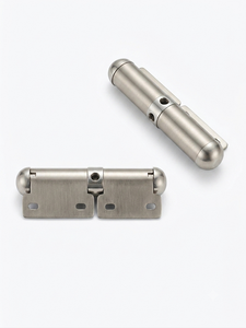 Ferme-porte à capsule avec corps en aluminium MS, quincaillerie en acier inoxydable, finition noire, revêtement en poudre marron, autres quincaieries pour meubles - Product Image 1