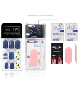 Tydzts — <span class=keywords><strong>faux</strong></span> <span class=keywords><strong>ongles</strong></span> carrés à pression courte, pince acrylique, couverture complète, brillante, pour femmes et filles - Product Image 4