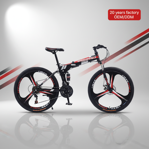 Factory in Stock 20 24 26 Inch Steel Frame Full Suspension 21 Speed Disc Brake <strong>Folding</strong> Mountain <strong>Bike</strong> Bicicleta De Montana Adult - Product Image 1