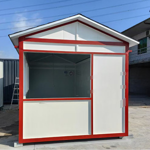 บ้านสำเร็จรูปแผงแซนวิชทรงสี่เหลี่ยม บ้านคอนเทนเนอร์สำนักงาน ดีไซน์ทันสมัย ความหนาตามมาตรฐาน - Product Image 2