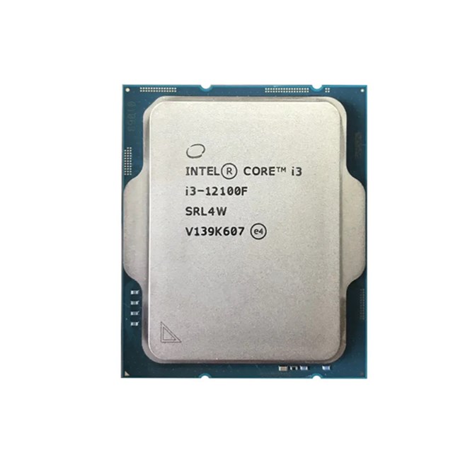 Ядро i3-12100F i3 12100F 3,3 ГГц 4-х ядерный 8 нить процессор Количество ядер процессора L3 = 12 м 58W LGA 1700