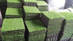 Azulejos de cubierta entrelazados impermeables, césped de 300x300mm para interior y exterior, fácil instalación, balcón, decoración de jardín para muebles de exterior - Product Image 5