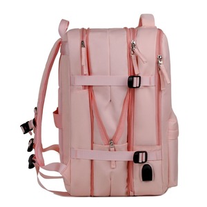 Sac de voyage extensible de grande capacité personnalisé, sac pour ordinateur portable 16 pouces, sac à dos pour étudiants, affaires, interface USB, pour hommes et femmes - Product Image 4