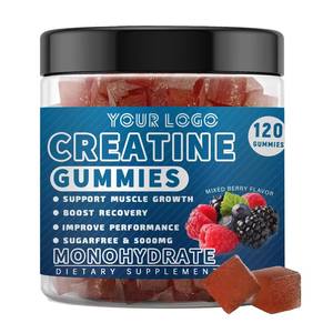 Gomitas de Creatina Monohidrato con Sabor a Frutas, Fórmula Micronizada, Suplemento de Recuperación Post-Entrenamiento para el Crecimiento y la Fuerza Muscular - Product Image 1