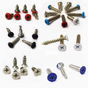 Tornillos de Cabeza Redonda Phillips de Acero Niquelado Rojo con Pintura <span class=keywords><strong>Rosa</strong></span>, Fabricantes de China - Product Image 3