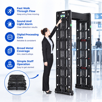 Portique de détection de métaux pliable portable, personnalisable (OEM/ODM) avec logo et couleur, direct usine, marque privée